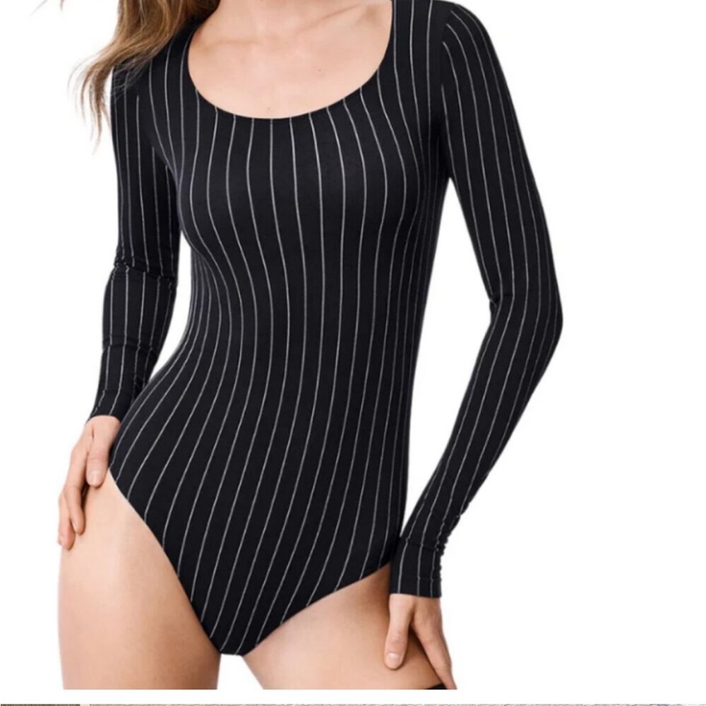 Wolford striped bodysuit